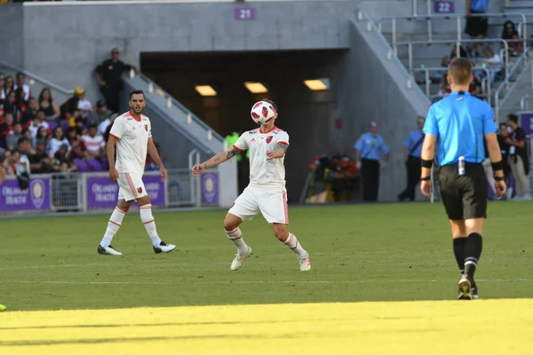 Flamengo Eintracht Frankfurt Orlando City Stadium Saturday January 2019 Photo — Stock Photo, Image