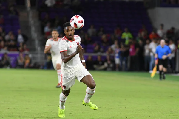 Flamengo Eintracht Frankfurt Στο Orlando City Stadium Σάββατο Ιανουαρίου 2019 — Φωτογραφία Αρχείου