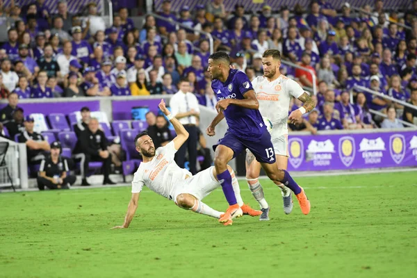 Orlando City Hosts Atlanta United Cup Exploria Stadium Orlando Florida — Stock Photo, Image