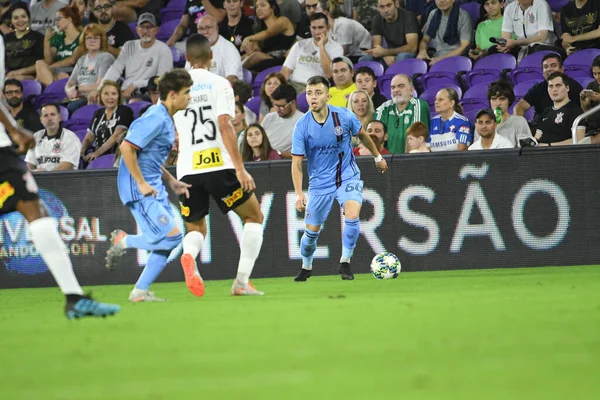 Florida Cup 2020 Corinthians Nycfc Jogo Exploria Stadium Orlando Florida — Fotografia de Stock