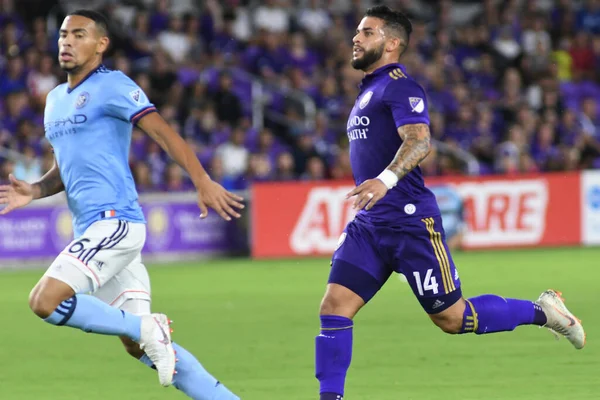 Orlando City 26 Temmuz 2018 'de Florida Exploria Stadyumu' nda NYC FC 'ye ev sahipliği yaptı. Fotoğraf: Marty Jean-Louis