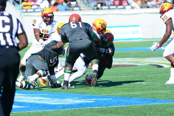 Florida Rattlers Face Bethune Cookman Wildcats Florida Classics Camping World — стоковое фото