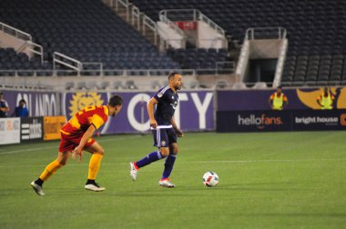 Orlando City SC, 29 Haziran 2016 'da Orlando Florida' daki Kamp Dünyası Stadyumu 'nda Fort Lauderdale Strikers' a ev sahipliği yaptı..