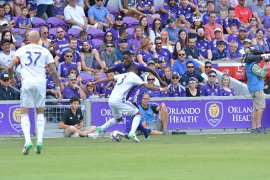 Orlando City 15 Nisan 2017 'de Florida, Orlando' daki Citrus Bowl 'da Los Angeles Galaksisine ev sahipliği yaptı.. 
