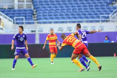 Orlando City SC, 29 Haziran 2016 'da Orlando Florida' daki Kamp Dünyası Stadyumu 'nda Fort Lauderdale Strikers' a ev sahipliği yaptı..