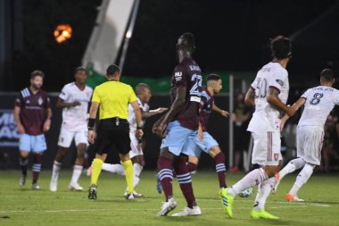 Real Salt Lake, 12 Temmuz 2020 'de Orlando Florida' da düzenlenen MLS Sırt Turnuvası sırasında Colorado Rapids ile karşı karşıya.