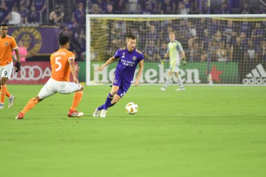 Orlando City SC, 22 Eylül 2018 'de Florida Exploria Stadyumu' nda Houston Dynamo 'yu ağırladı..