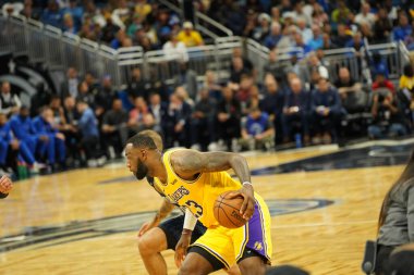 Orlando Magic 11 Aralık 2019 Çarşamba günü Orlando Forida 'daki Amway Center' da Los Angeles Lakers 'a ev sahipliği yaptı..  