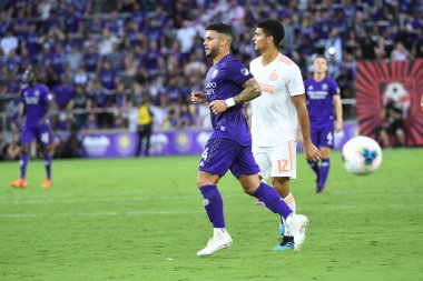 Orlando City SC, 6 Ağustos Salı günü Orlando Florida 'daki Exploria Stadyumu' nda oynanan ABD Kupası sırasında Atlanta United FC 'ye ev sahipliği yaptı..