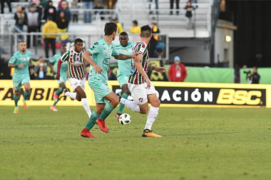 Fluminense, Florida Kupası 'nda 15 Ocak 2018' de Orlando Florida 'da oynanan Spektrum Stadyumu' nda Barcelona SC 'ye karşı..