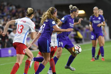 Orland Pride, 25 Ağustos 2018 'de Orlando Florida' daki Exploria Stadyumu 'nda Chicago Red Stars' a ev sahipliği yapıyor..  