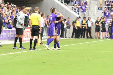 Orlando City, 31 Mart 2018 'de Orlando Florida' daki Exploria Stadyumu 'nda New York Red Bulls' a ev sahipliği yaptı..  