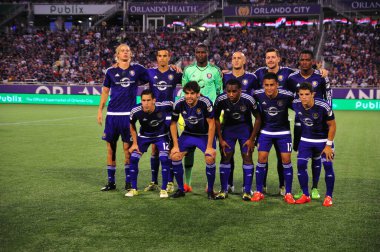 Orlando City SC, 8 Mayıs 2015 'te Florida' daki Kamp Dünyası Stadyumu 'nda Los Angeles Galaksisi' ne ev sahipliği yaptı..