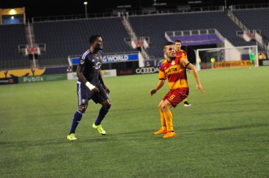 Orlando City SC, 29 Haziran 2016 'da Orlando Florida' daki Kamp Dünyası Stadyumu 'nda Fort Lauderdale Strikers' a ev sahipliği yaptı..