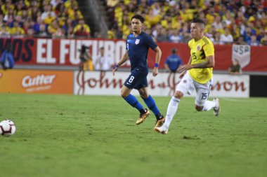 ABD Kolombiya 'ya karşı Raymond James Stadyumu' nda 11 Ekim 2018 'de.  