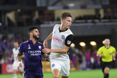 Orlando City SC 1 Eylül 2018 'de Florida Exploria Stadyumu' nda Philadelphia Union 'a ev sahipliği yaptı. Fotoğraf: Marty Jean-Louis