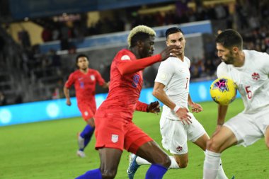 Amerikan Futbol Takımı 15 Kasım 2019 Cuma günü Orlando Florida 'daki Exploria Stadyumu' nda oynanan Concacaf Uluslar Ligi karşılaşmasında Kanada 'ya ev sahipliği yapmaktadır.
