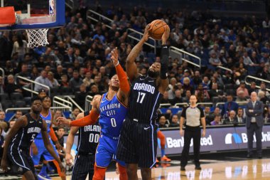 Orlando Magic 29 Ocak 2019 'da Orlando Florida' daki Amway Center 'da OklahomaCity Thunder' a ev sahipliği yaptı. 