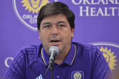 Orlando City SC, Dom Dwyer 'ı tanıtmak için bir basın toplantısı düzenledi..  