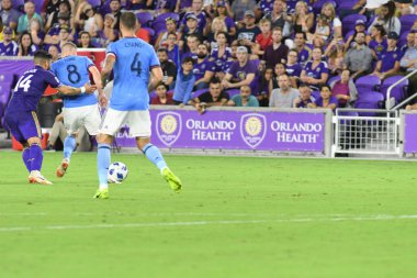 Orlando City 26 Temmuz 2018 'de Florida Exploria Stadyumu' nda NYC FC 'ye ev sahipliği yaptı. Fotoğraf: Marty Jean-Louis