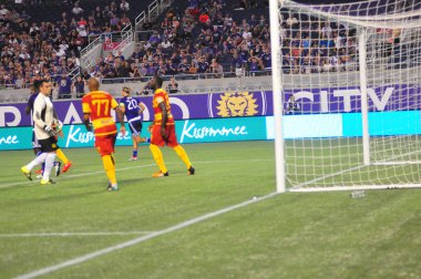 Orlando City SC, 29 Haziran 2016 'da Orlando Florida' daki Kamp Dünyası Stadyumu 'nda Fort Lauderdale Strikers' a ev sahipliği yaptı..