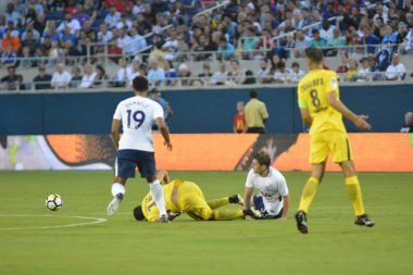 Paris Saint-Germain, Tottenham Hotspur 'a karşı 22 Temmuz 2017' de Orlando Florida 'daki Citrus Bowl' da.  