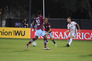 Real Salt Lake, 12 Temmuz 2020 'de Orlando Florida' da düzenlenen MLS Sırt Turnuvası sırasında Colorado Rapids ile karşı karşıya. 
