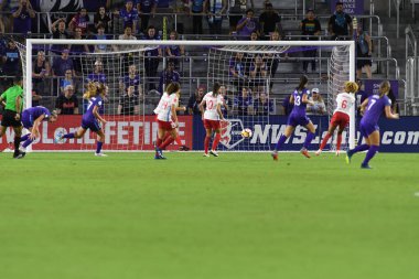 Orland Pride, 25 Ağustos 2018 'de Orlando Florida' daki Exploria Stadyumu 'nda Chicago Red Stars' a ev sahipliği yapıyor..  