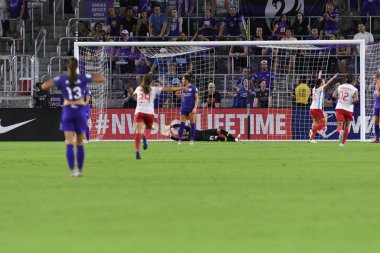 Orland Pride, 25 Ağustos 2018 'de Orlando Florida' daki Exploria Stadyumu 'nda Chicago Red Stars' a ev sahipliği yapıyor..
