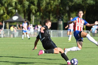 30 Temmuz 2019 'da Orlando Florida' daki Disney 'in Vahşi Spor Dünyası' nda düzenlenen MLS Allstar Haftası sırasında MLS Homegrown oyunu.
