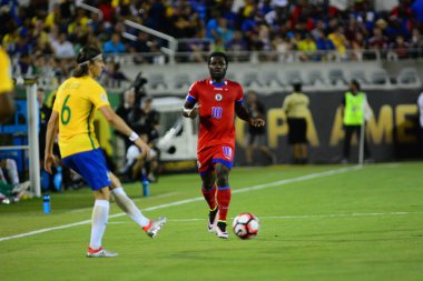 Brezilya, 8 Haziran 2016 tarihinde Orlando Florida 'daki Copa America Centenario' da Haiti ile karşılaştı..