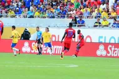 Brezilya, 8 Haziran 2016 tarihinde Orlando Florida 'daki Copa America Centenario' da Haiti ile karşılaştı..