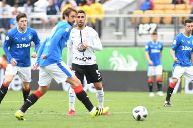 13 Ocak 2018 'de Orlando Florida' daki Spektrum Stadyumu 'nda düzenlenen Florida Kupası' nda Korucular Corinthianlara karşı..