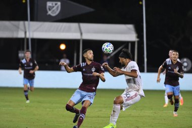 Real Salt Lake, 12 Temmuz 2020 'de Orlando Florida' da düzenlenen MLS Sırt Turnuvası sırasında Colorado Rapids ile karşı karşıya.