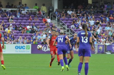 Orlando Pride, 23 Eylül 2017 'de Orlando City Stadyumu' nda Portland Thorns 'a ev sahipliği yaptı.. 