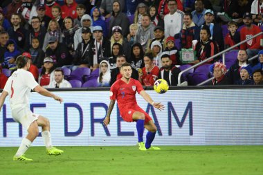 Amerikan Futbol Takımı 15 Kasım 2019 Cuma günü Orlando Florida 'daki Exploria Stadyumu' nda oynanan Concacaf Uluslar Ligi karşılaşmasında Kanada 'ya ev sahipliği yapmaktadır.