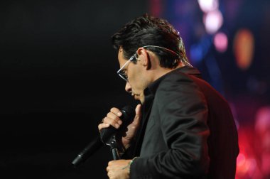 Latin şarkıcı Marc Anthony 5 Ekim 2014 'te Orlando Florida' daki Amway Center 'da konser verdi..  