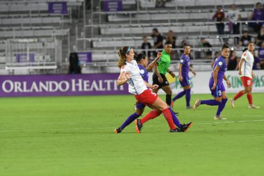 Orland Pride, 25 Ağustos 2018 'de Orlando Florida' daki Exploria Stadyumu 'nda Chicago Red Stars' a ev sahipliği yapıyor..  