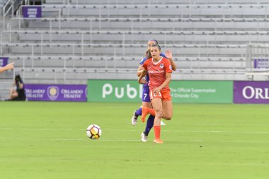 Orlando Pride 28 Haziran 2018 'de Orlando City Stadyumu' nda Houston Dash 'e ev sahipliği yaptı..  