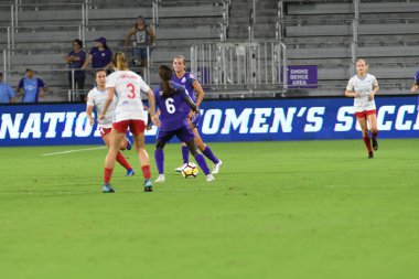 Orland Pride, 25 Ağustos 2018 'de Orlando Florida' daki Exploria Stadyumu 'nda Chicago Red Stars' a ev sahipliği yapıyor..  