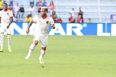 Flamengo Eintracht Frankfurt 'a karşı 12 Ocak 2019 Cumartesi günü Orlando City Stadyumu' nda. Fotoğraf: Marty Jean-Louis