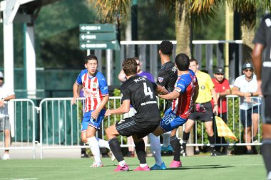 30 Temmuz 2019 'da Orlando Florida' daki Disney 'in Vahşi Spor Dünyası' nda düzenlenen MLS Allstar Haftası sırasında MLS Homegrown oyunu.