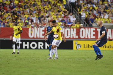 ABD Kolombiya 'ya karşı Raymond James Stadyumu' nda 11 Ekim 2018 'de.  