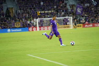 Orlando City 21 Temmuz 2019 tarihinde Florida, Orlando 'da Exploria Stadyumu' nda New York Red Bulls 'a ev sahipliği yaptı..