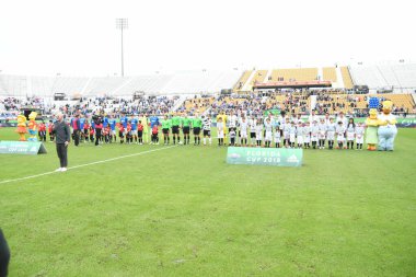 13 Ocak 2018 'de Orlando Florida' daki Spektrum Stadyumu 'nda düzenlenen Florida Kupası' nda Korucular Corinthianlara karşı..