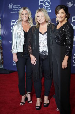 15 Ekim 2019 'da Nashville, Tennessee' deki Linbscome Üniversitesi 'nde verilen 50. GMA Dove Ödülleri sırasında kırmızı halı. 