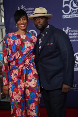 15 Ekim 2019 'da Nashville, Tennessee' deki Linbscome Üniversitesi 'nde verilen 50. GMA Dove Ödülleri sırasında kırmızı halı. 