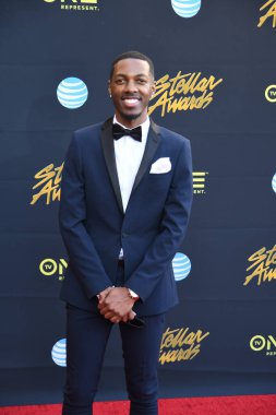 24 Mart 2018 Cumartesi günü Las Vegas 'taki Orleans Resort' ta düzenlenen 33. Yıldız Ödülleri Kırmızı Halı sırasında ünlüler.