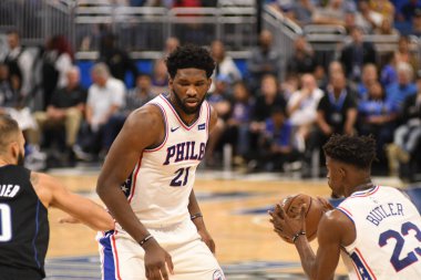 Orlando Magic, Philadelphia 76ers 'ı 14 Kasım 2018' de Orlando Florida 'daki Amway Center' da ağırlıyor..