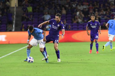 Orlando City 26 Temmuz 2018 'de Florida Exploria Stadyumu' nda NYC FC 'ye ev sahipliği yaptı. Fotoğraf: Marty Jean-Louis